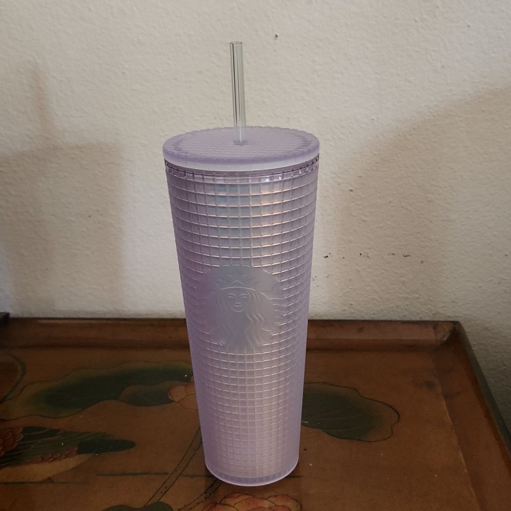 Starbucks Frosted Iridescent Soft Touch Tumbler 24 oz. NWT